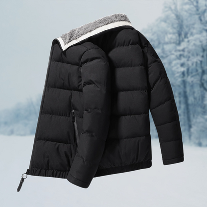 Herren Jacke Warm Kuschelig Modern