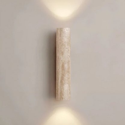 Marmor LED Wandleuchte Modern Wabi Sabi Design