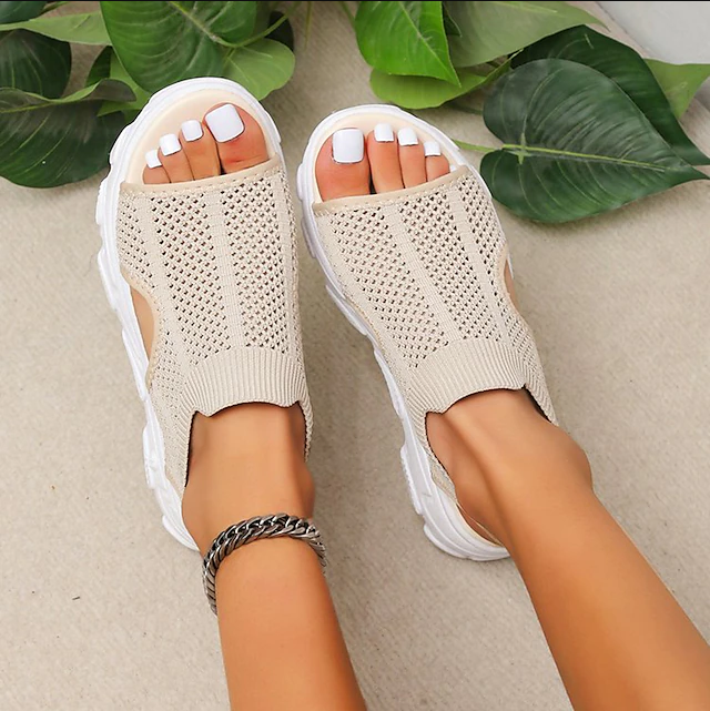 Damen Sandalen Ergonomisch Rutschfest Bequem