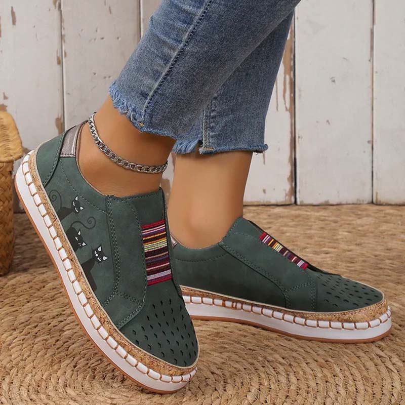 Katzenmuster Schuhe Lässig Trendy Sneaker