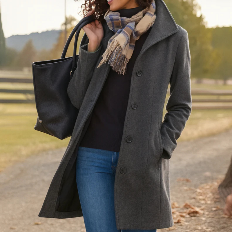 Klassische Herrenjacke mit Knöpfen Modern