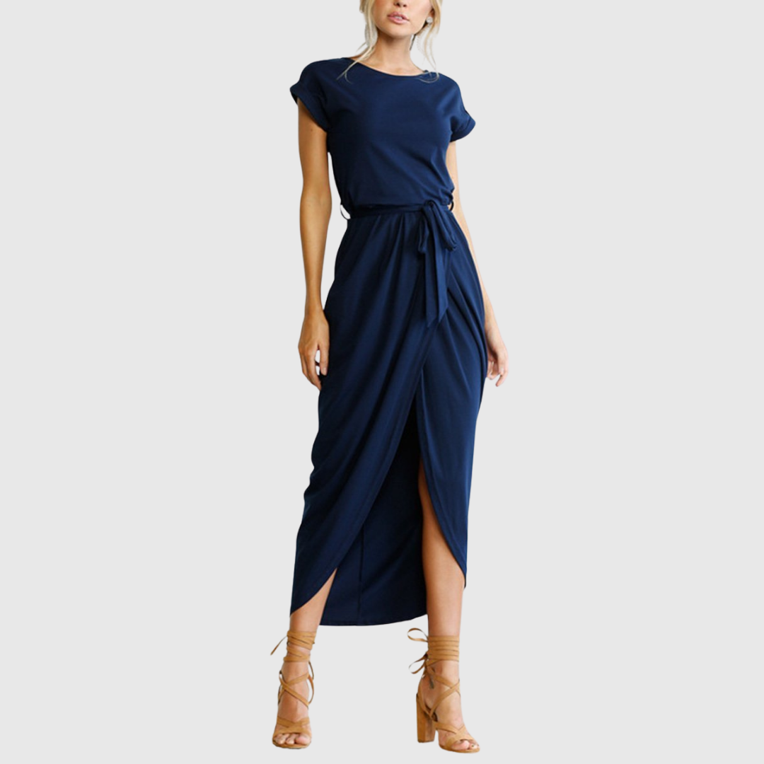 Lässiges Sommerkleid Midi Größe