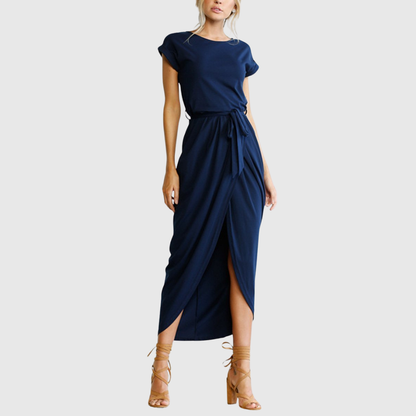 Lässiges Sommerkleid Midi Größe