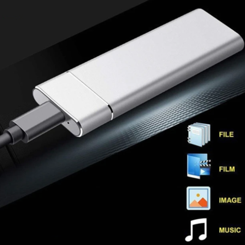 Schnelle Externe SSD Festplatte 1TB USB-C
