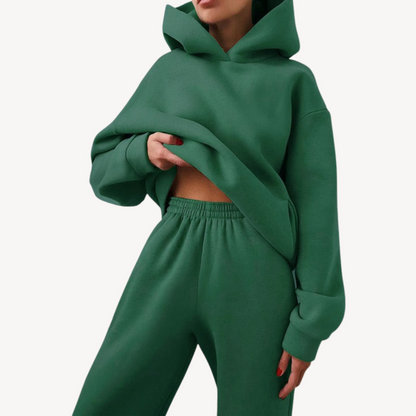Damen Hoodie Set Jogginghose Comfort Sportlich