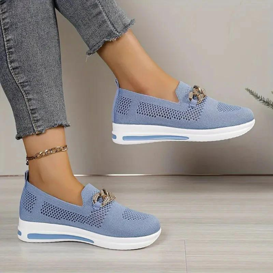 Damenschuhe Sneaker Atmungsaktiv Sportlich
