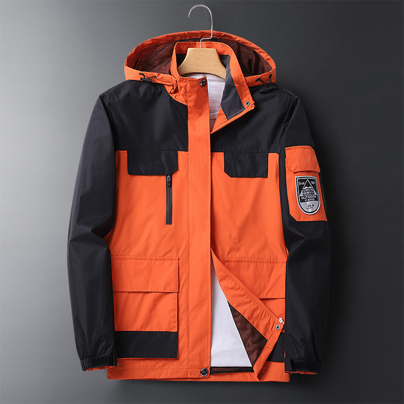 Herren Outdoor Regenjacke
