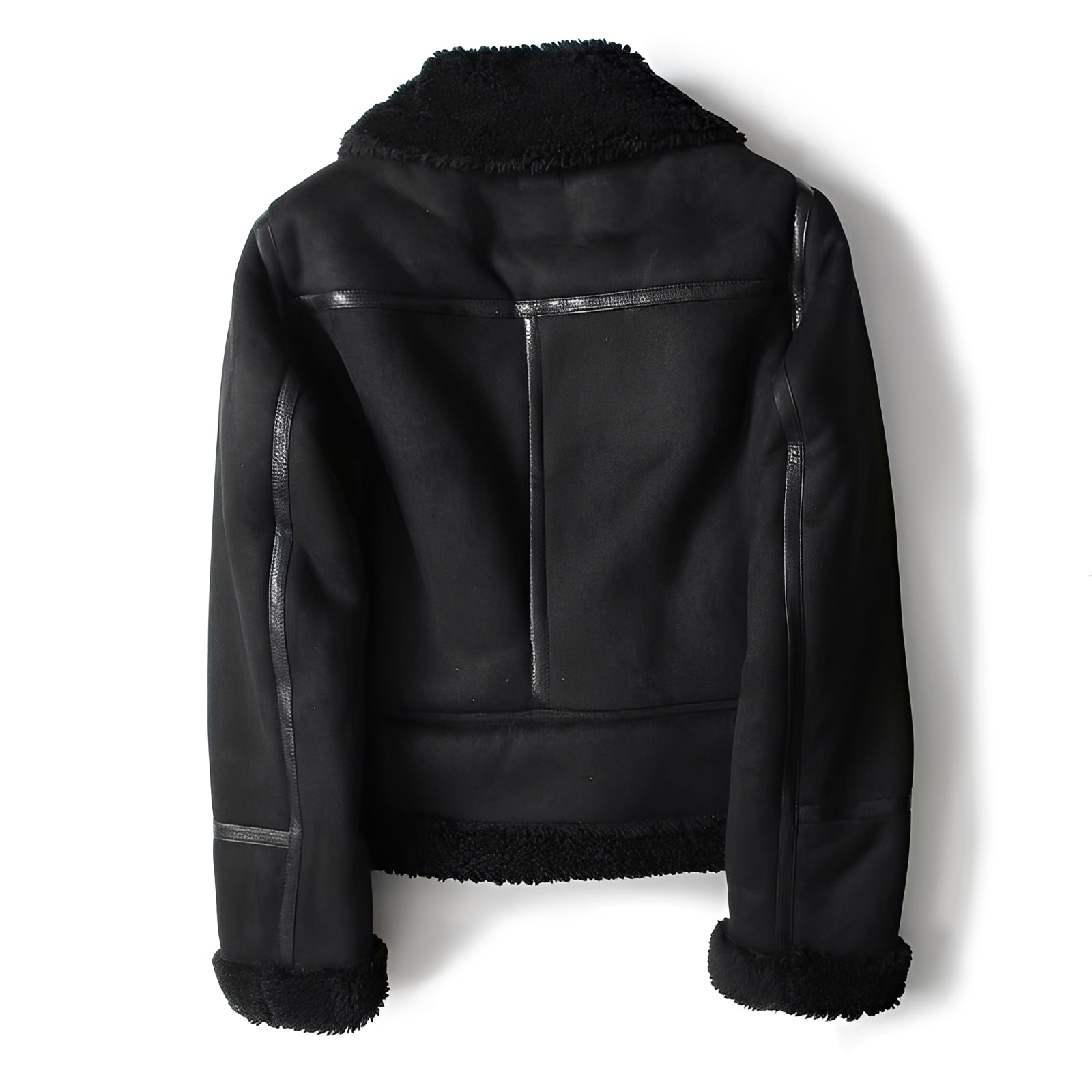 Lederjacke Damen Weich Warm Frauenjacke Schwarz - BerlinGlamour