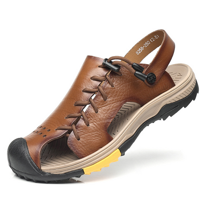 Ledersandalen Männer Robust Bequem Sommer