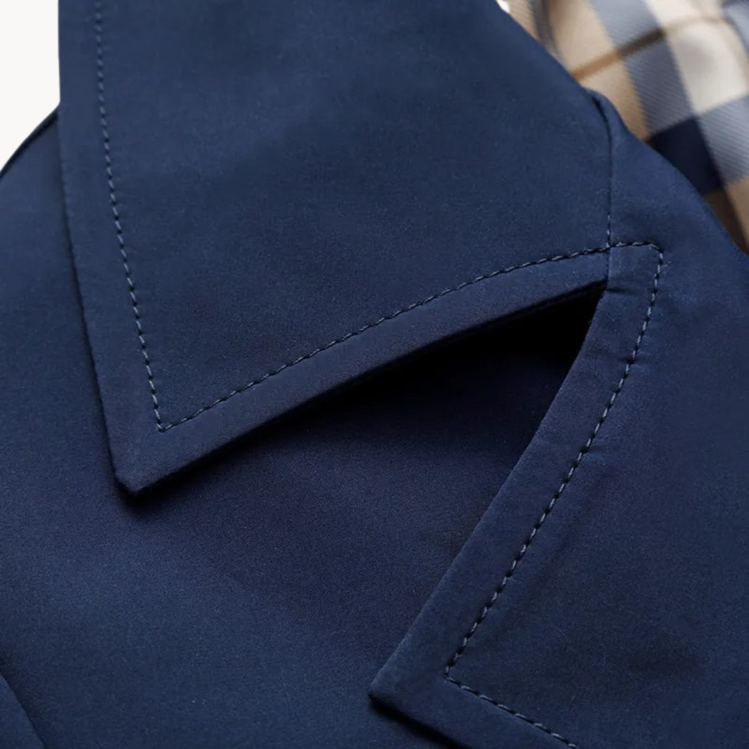Herren-Trenchcoat Nachhaltig Winddicht Elegant - BerlinGlamour