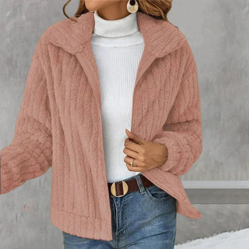 Damen Fleecejacke Weich Warm Stylisch