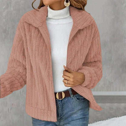 Damen Fleecejacke Weich Warm Stylisch