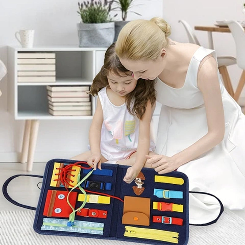 Montessori Spielbrett Holz Beschäftigungsbrett Für Kinder