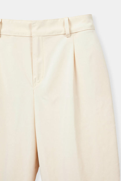 Elegante Damen Hose Weit Bequem mit Bundfalten