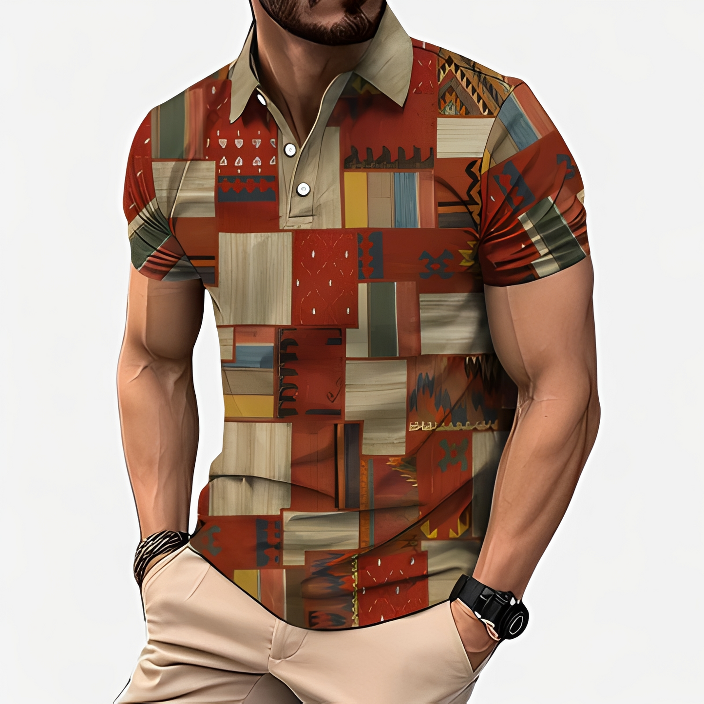 Herren T-Shirts Modern Slim Fit Stilvoll