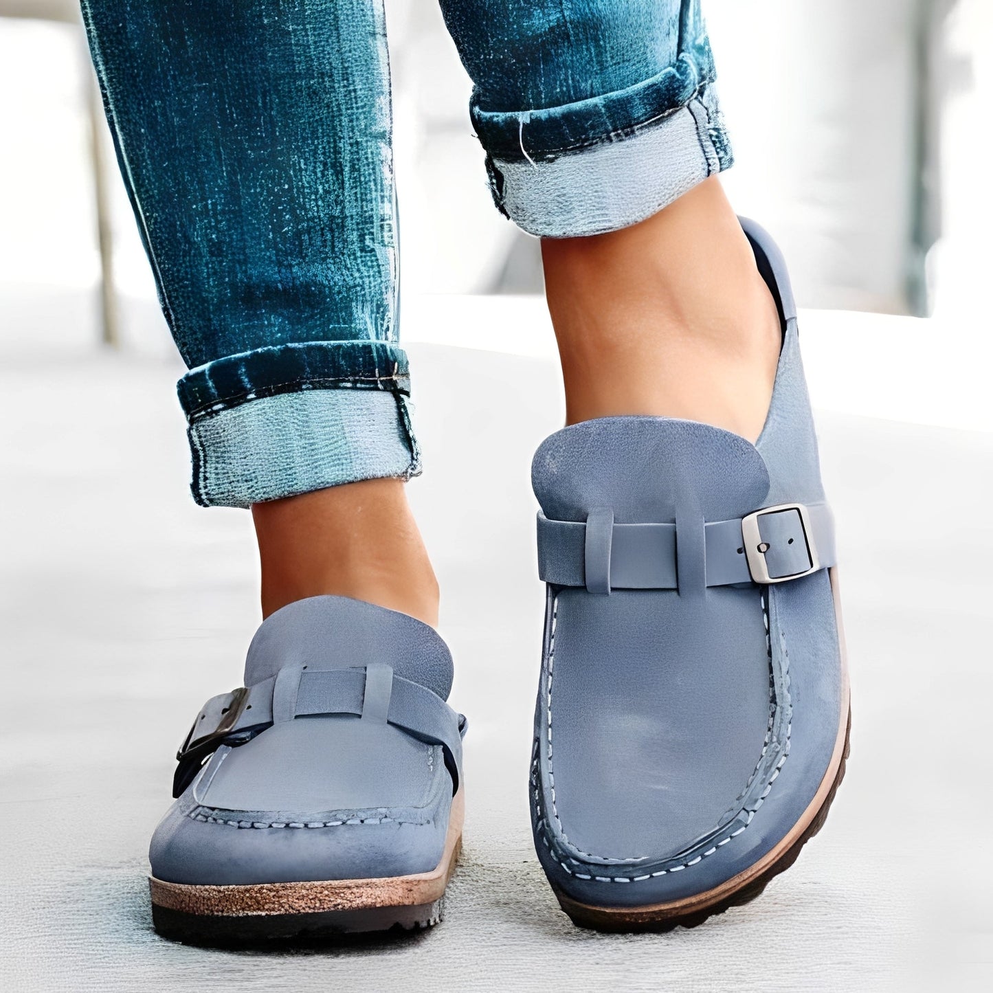 Damen Mokassins Schuhe Trendy Elegant