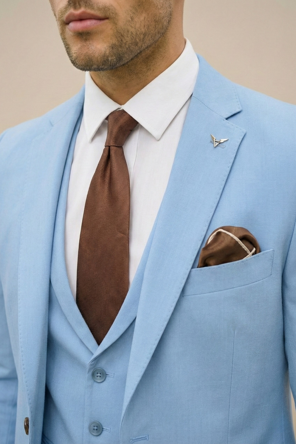 Herren Anzug Set 3-teilig Modern Frühlingskollektion