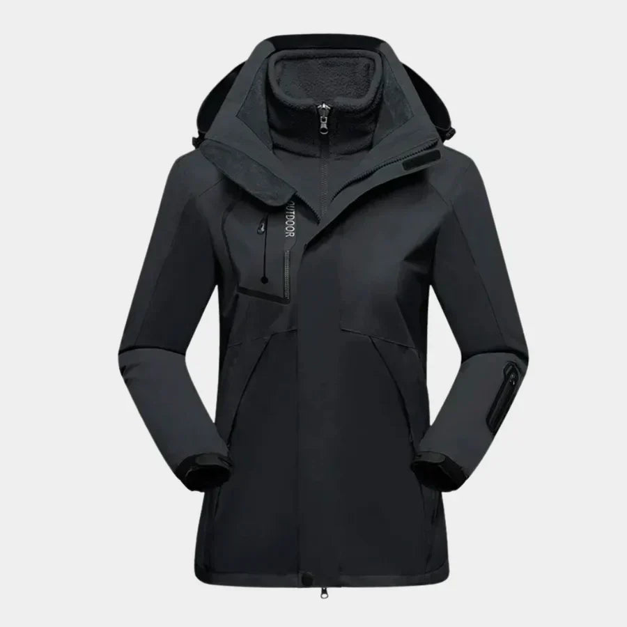 Damen Winterjacke Warm Kapuze Wasserdicht - BerlinGlamour