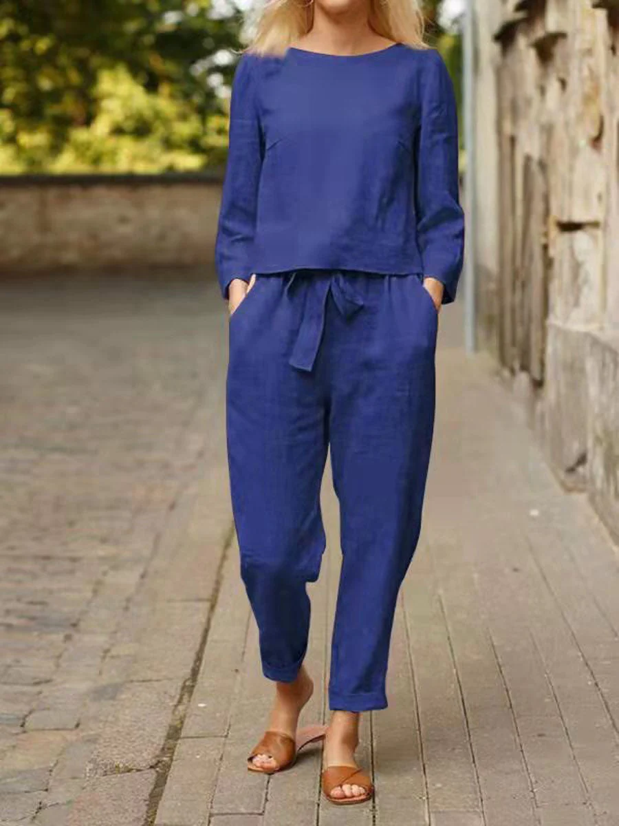 Damen Freizeit Set Stilvoll Modern Frauen