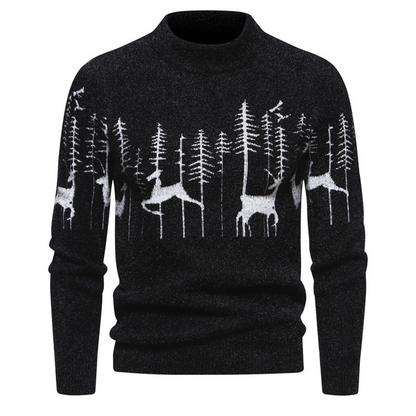 Weihnachtspullover Herren Warm Modern Christmas