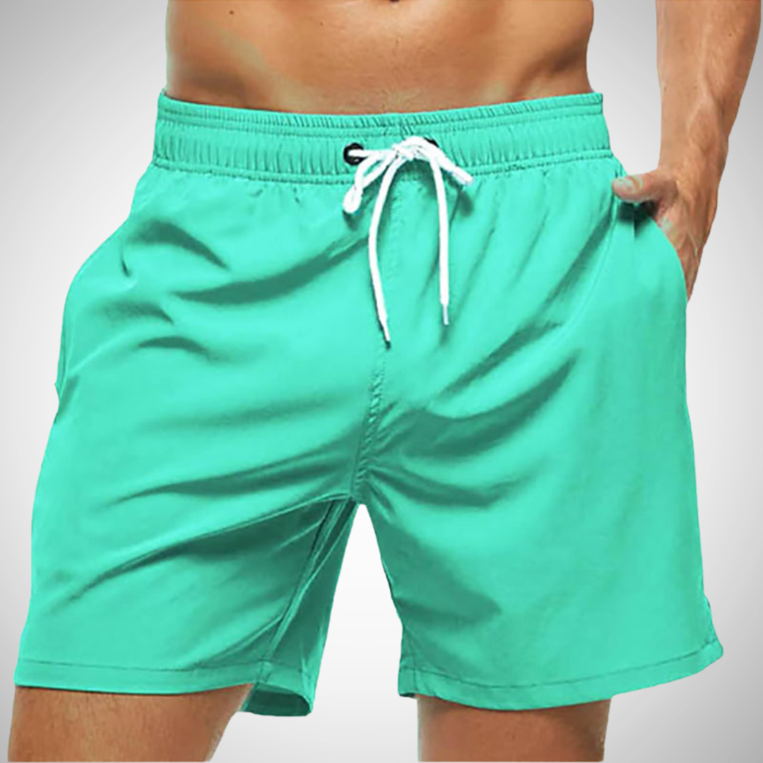 Herren Badehose Einfarbig Komfortabel