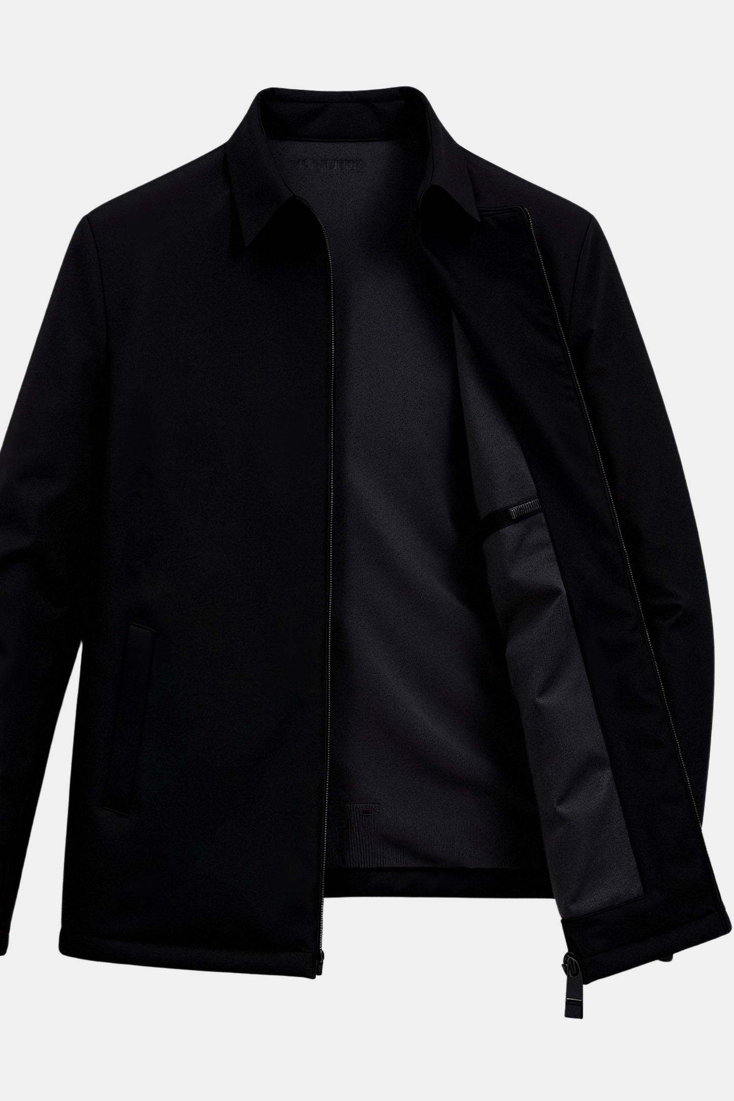 Herrenjacke Schwarz Elegante Slim Fit