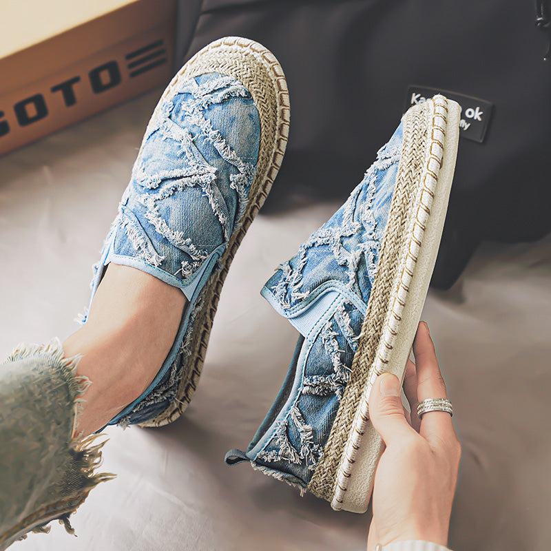 Segeltuchschuhe Damen Vintage Retro Stil