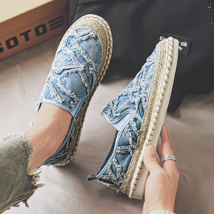 Segeltuchschuhe Damen Vintage Retro Stil