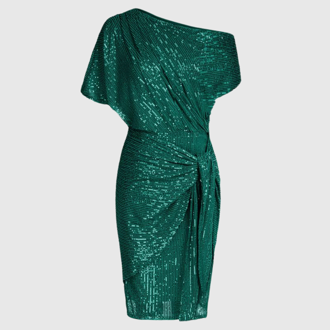 Kleid mit Pailletten Bodycon Chic Abendkleid Glitzernd