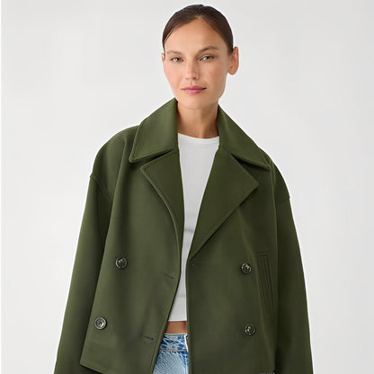 Lockere Frauen Kurzjacke Freizeitjacke Casual