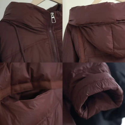 Damen Jacke Gepolstert Lockere Winterjacke Modern