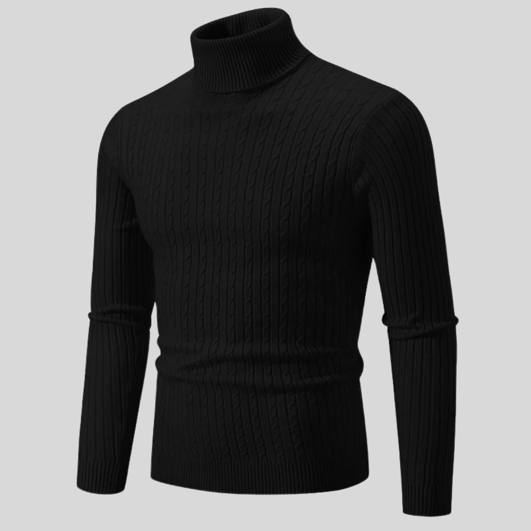Stilvoller Rollkragenpullover Modern Warm