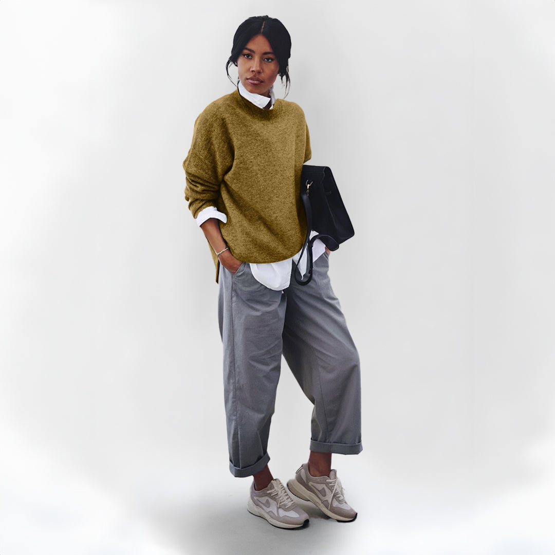Bequemer Pullover Frauen Soft - BerlinGlamour