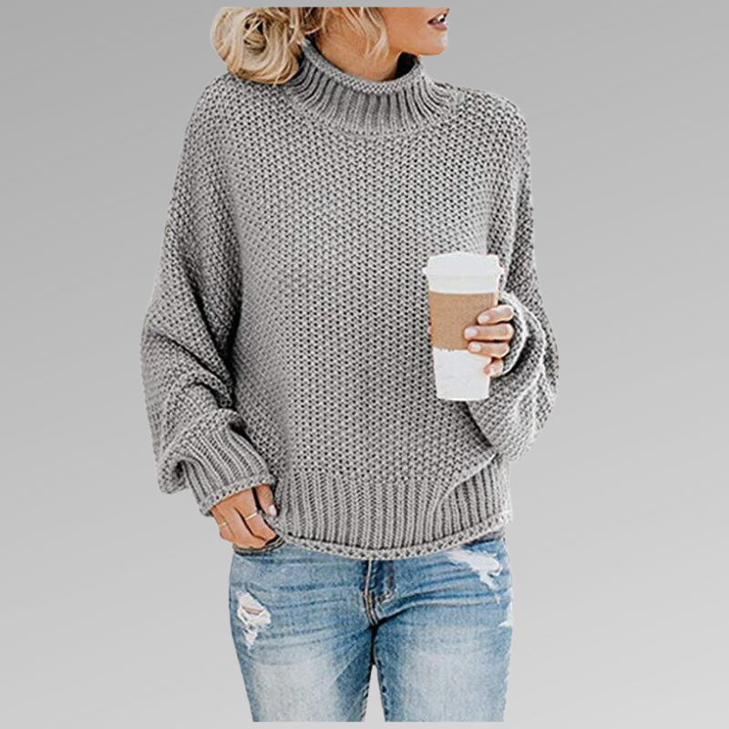 Damen Strickpullover Locker Warm Winter