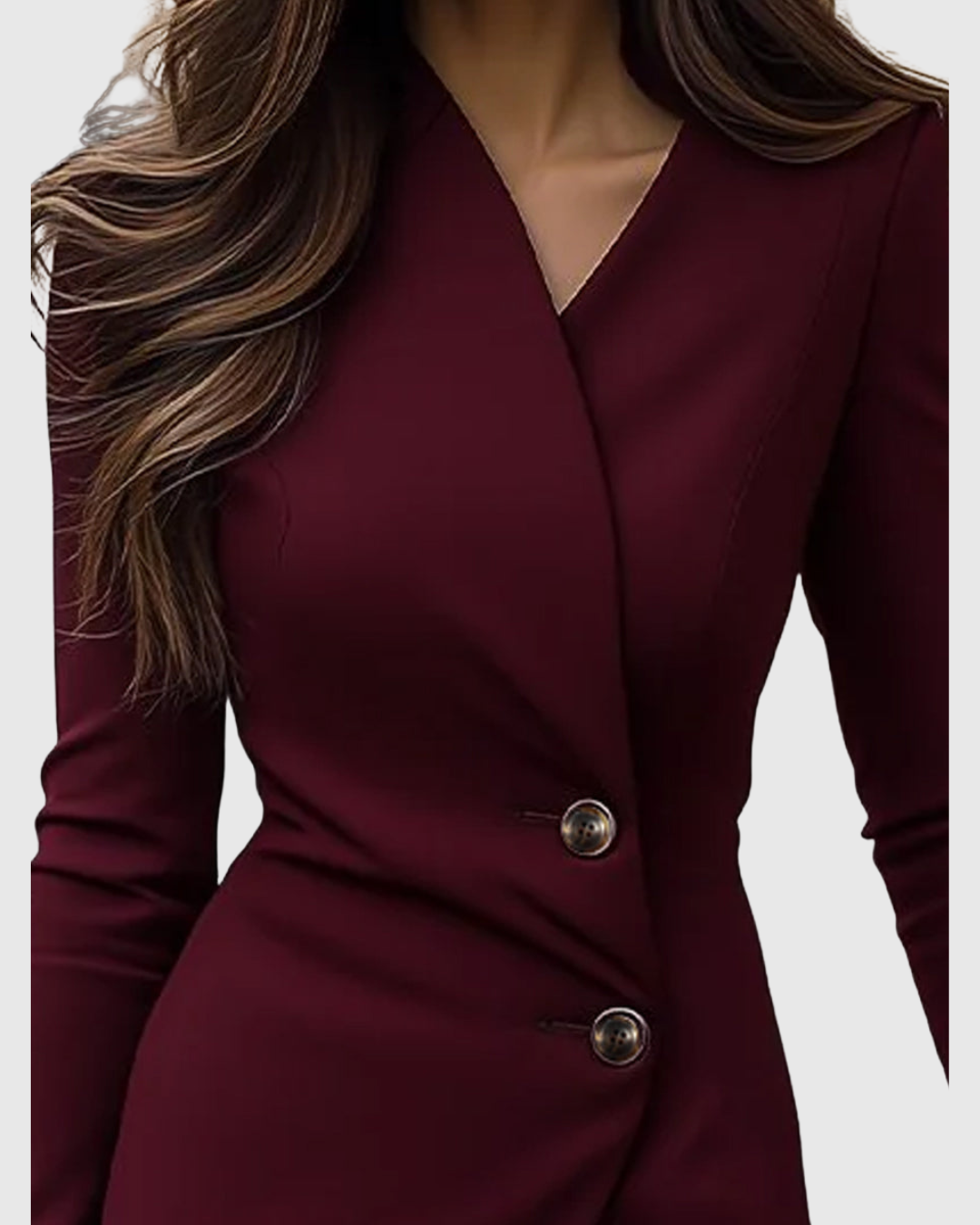 Elegante Damenblazerrobe Modern Schwarz