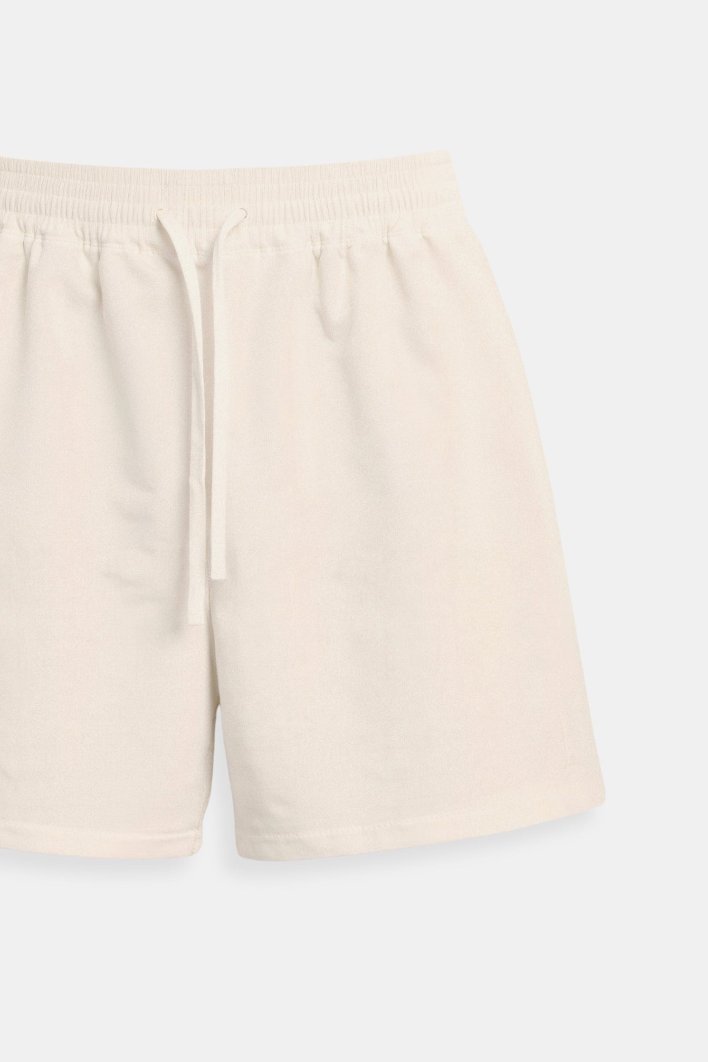 Beige Herren Shorts Komfort Kordelzug Minimalistisch