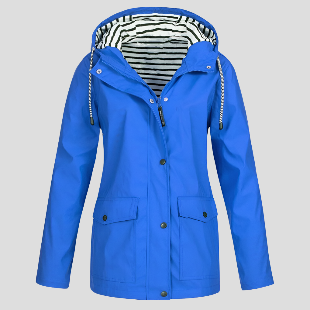 Wasserdichte Damenjacke Winddichte Kapuzenjacke Outdoor