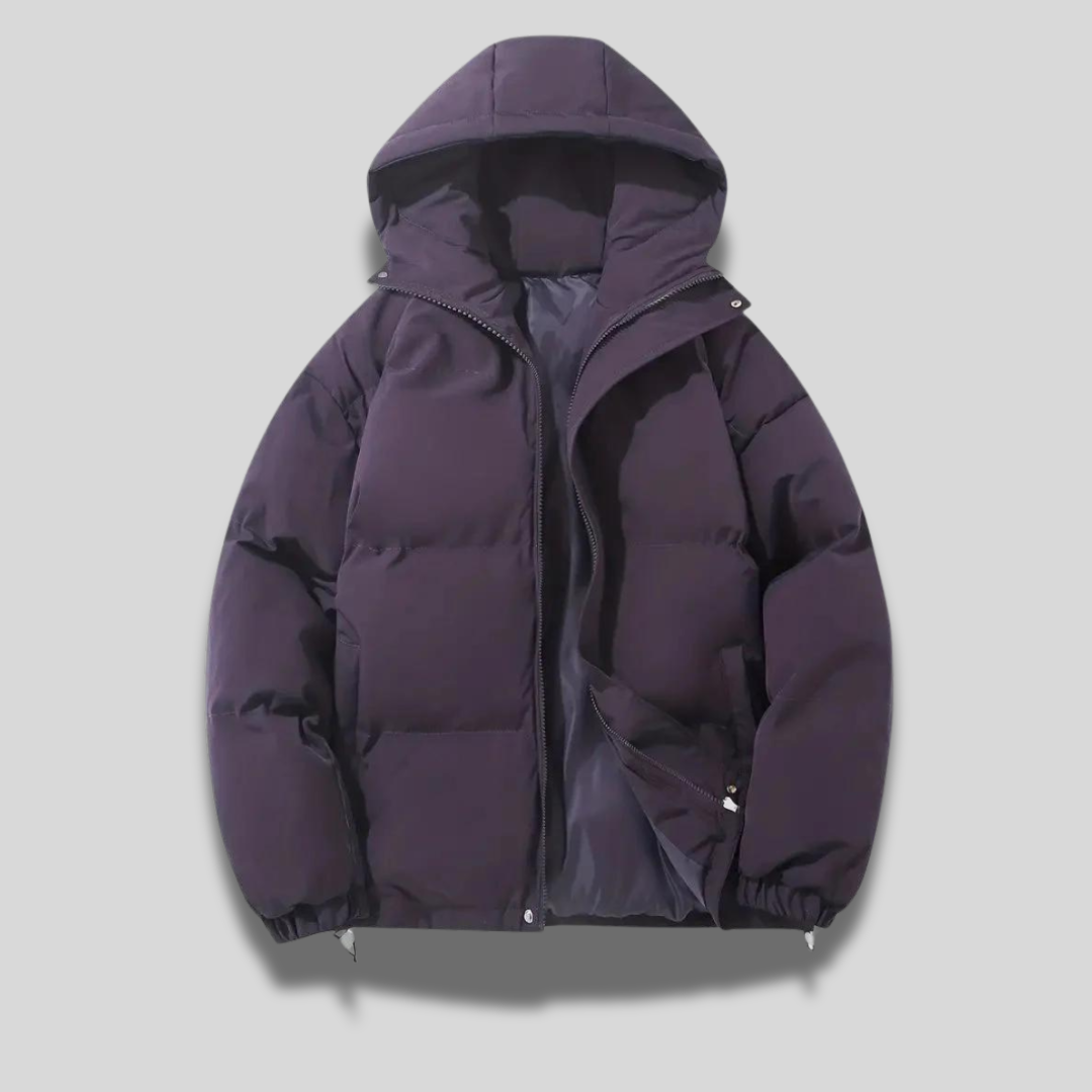 Bomberjacke Herren Leder Schwarz Modern