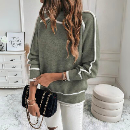 Damen Strickpullover Frühling Lässig Bequem