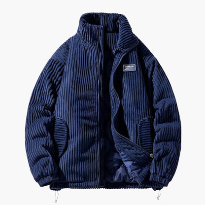 Herren Cordjacke Stilvoll Braun Modern