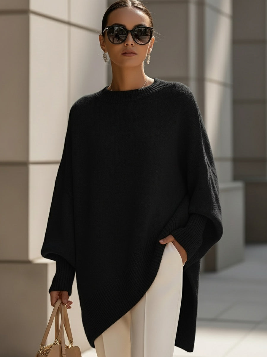 Damen Oversized Pullover Elegantes Großformat