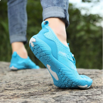Bequeme Barfußschuhe für Frauen Natürlich Lederschuhe
