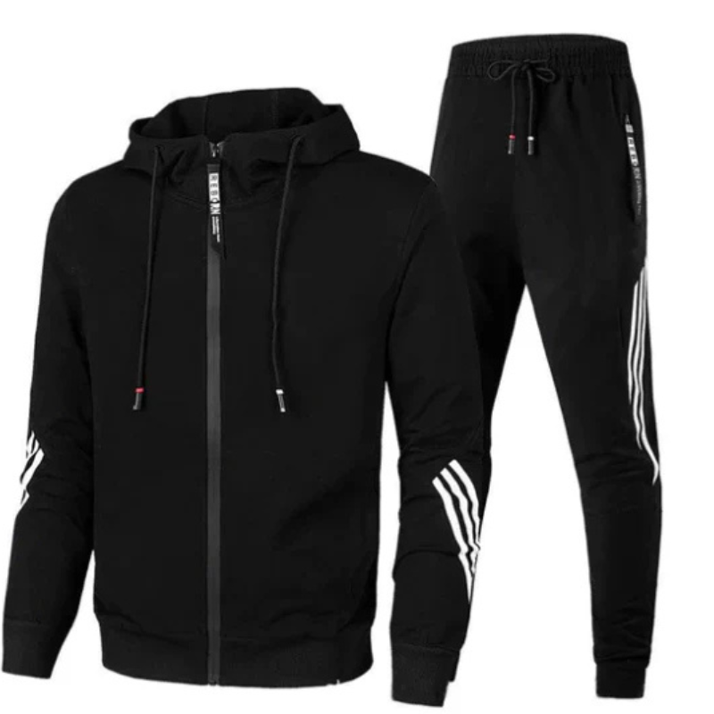 Herren Streetwear Hoodie Set Modern Sportlich