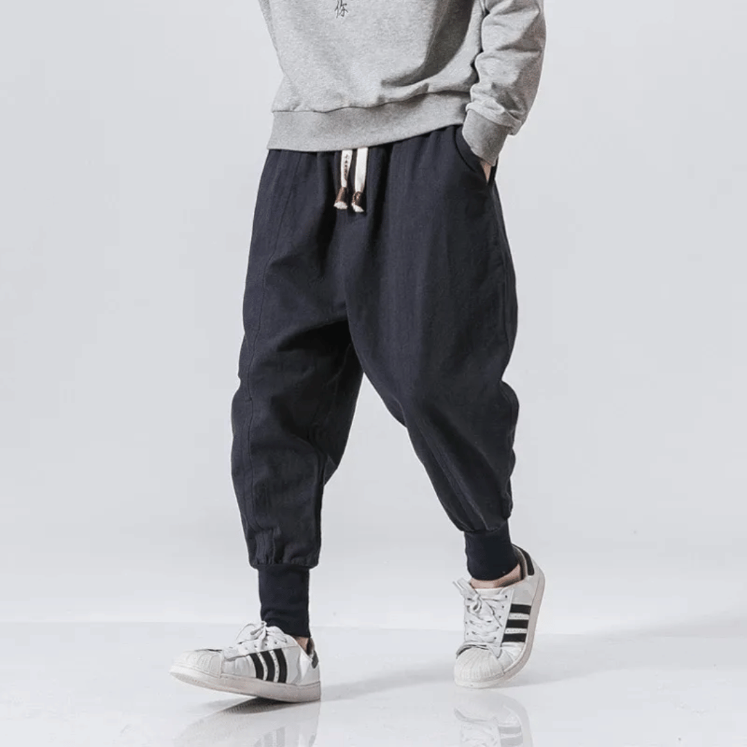 Japanische Kezno Hosen Slim Fit Berlin Stil