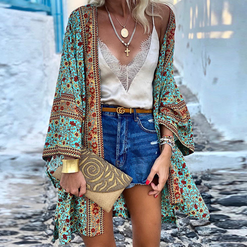 Boho Cardigan Damen Elegant Lang - BerlinGlamour