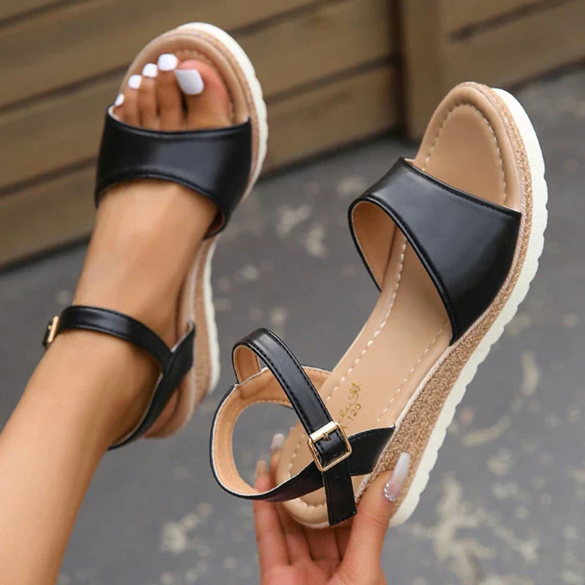 Orthopädische Sandalen Damen Stilvoll Bequem