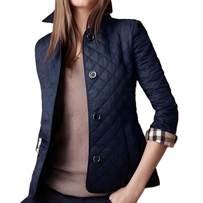 Warme Damenjacke Tailliert Modern
