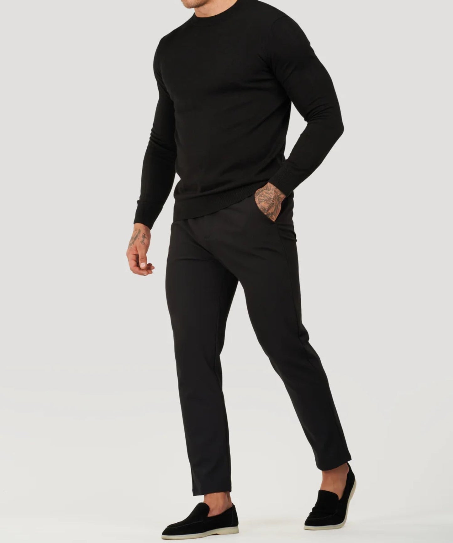 Slim Fit Rollkragenpullover Elegant Feinstrick