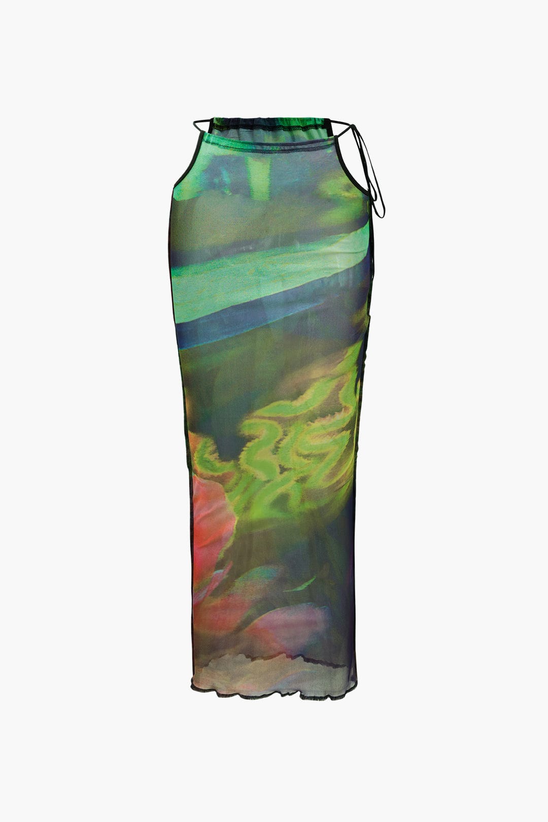 Bandeau-Top Set mit Abstraktem Print Frauen