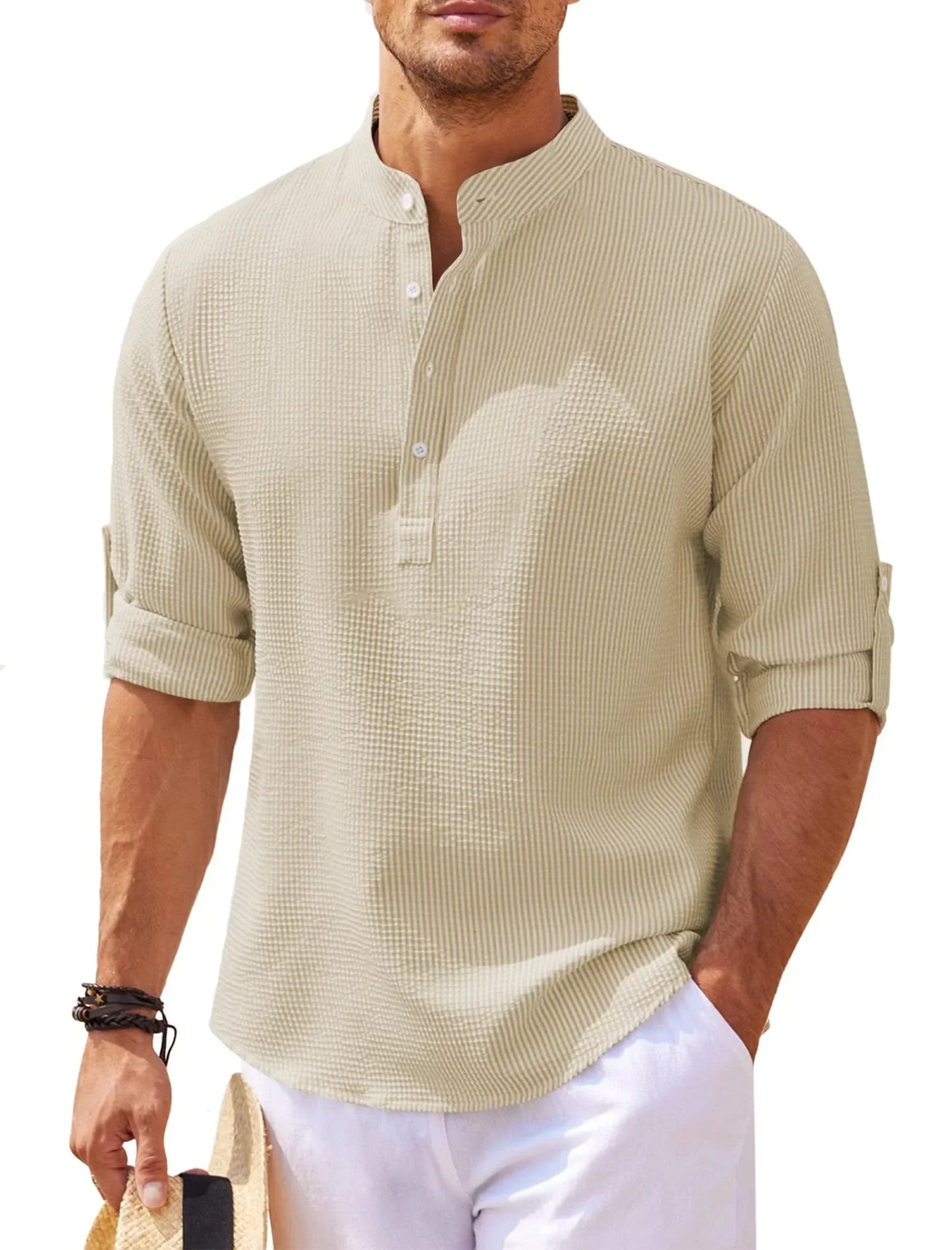 Herren Longsleeve Vielseitig für Alltag und Strand